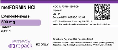 metFORMIN HCl 500mg 70518 1606 09